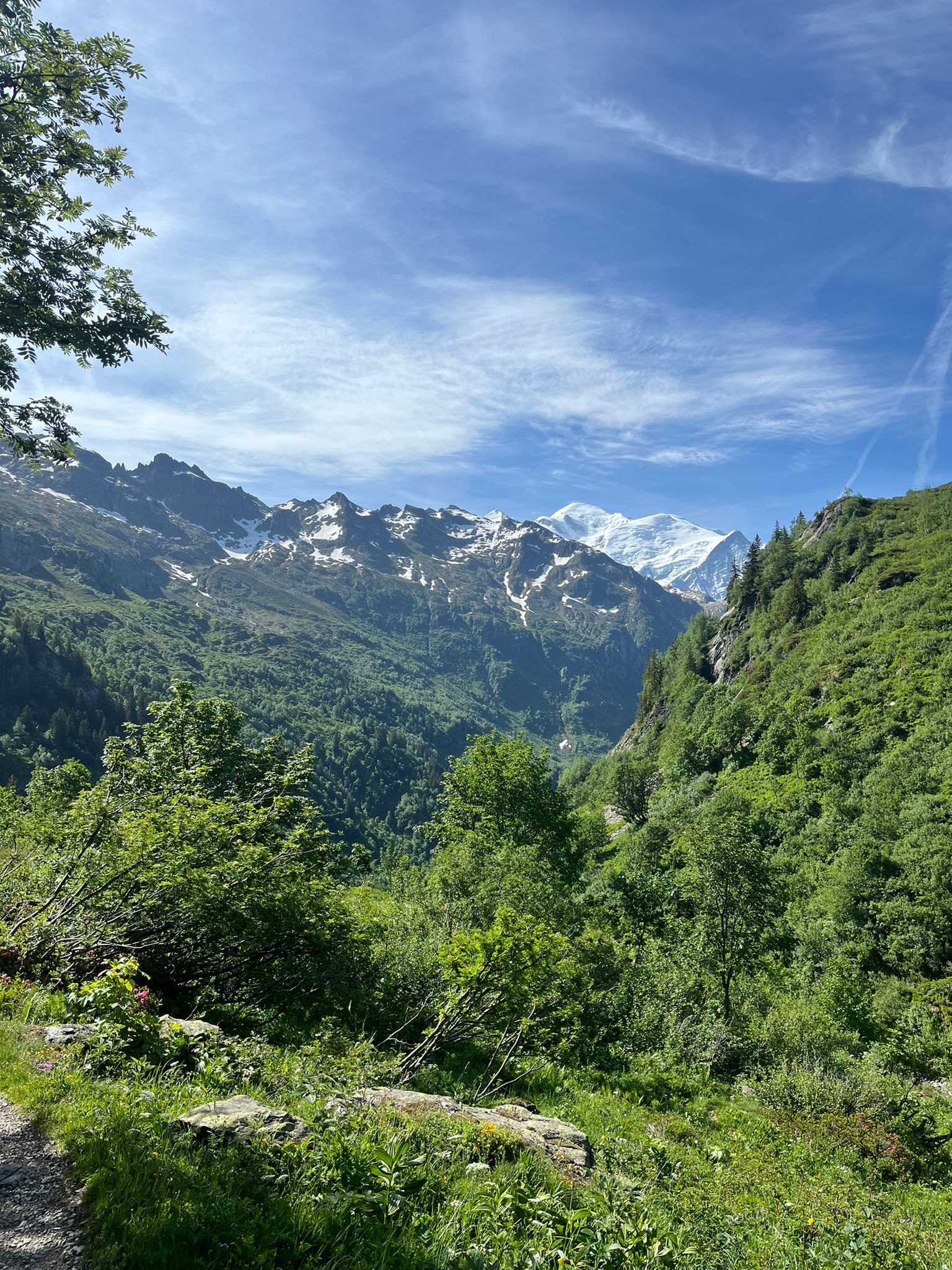 Mountain lake in the Swiss Alps